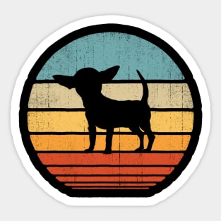 Chihuahua Retro Vintage Sticker